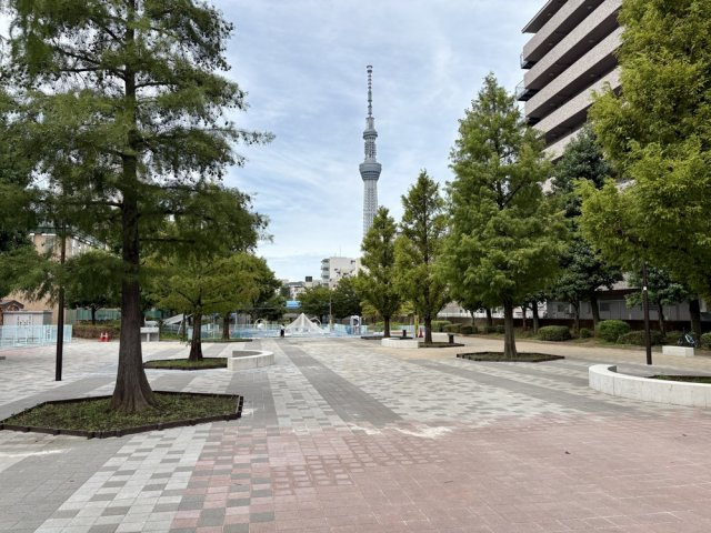 大横川親水公園（イベント広場）まで200ｍ（3分）