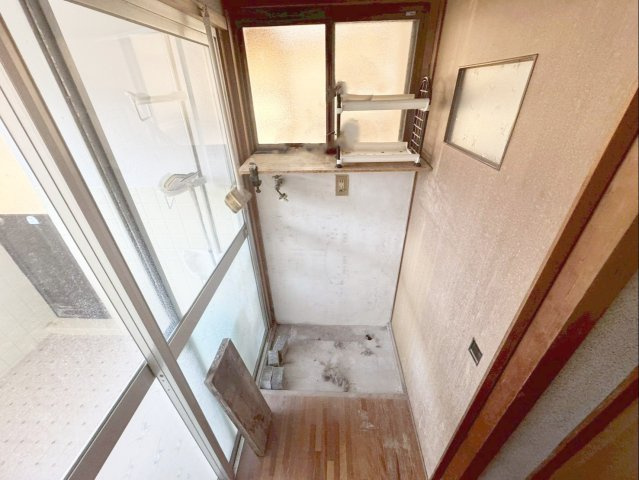 室内洗濯機置き場です！