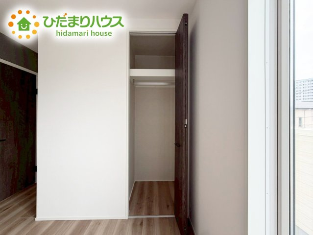 クローゼットタイプの収納は荷物がどこにあるかすぐに見つかります！