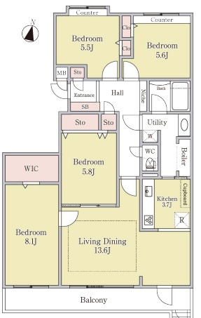 間取り：301000100598