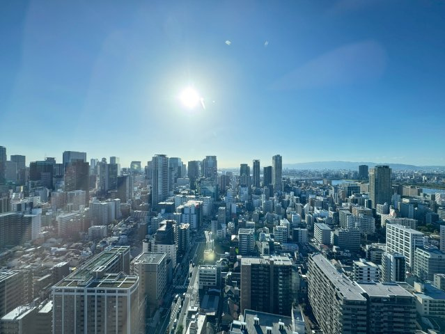 【物件からの展望】35階西向き、高層階からの景色をご自宅でご堪能いただけます◎