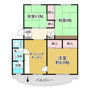 落合団地7号棟の間取り