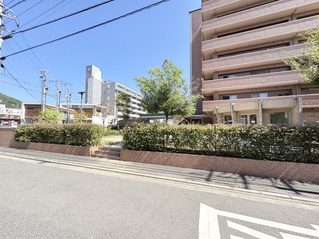 敷地内は建物間にゆとりがあり植栽や樹木が配置された開放感のある空間です。整えられた敷地内の様子からマンション全体の規模感も感じられます。日々の暮らしの中で利用する共用部分の雰囲気も現地でご確認ください