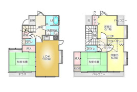 千葉市花見川区作新台　中古戸建の間取り