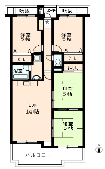 間取り：328000621414