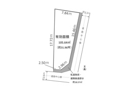茨木市上穂積2丁目築条件付売土地の間取り