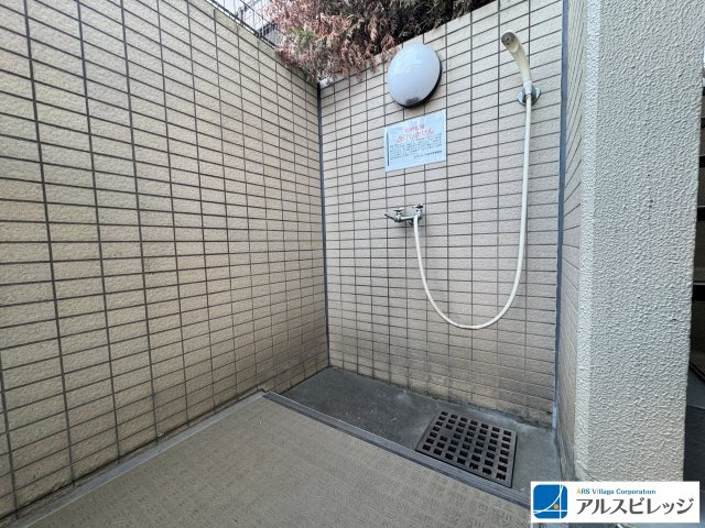 ペット用足洗い場有