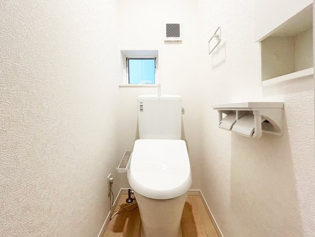 節水型のトイレです。