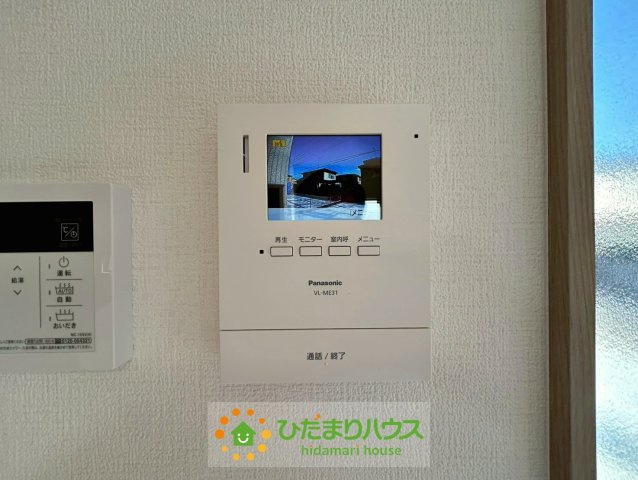 モニター越しに来訪者が確認できます！