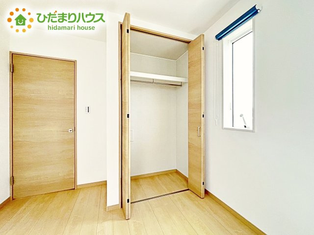 クローゼットタイプの収納は荷物がどこにあるかすぐに見つかります！
