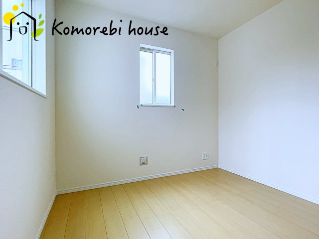 開放的な寝室です
