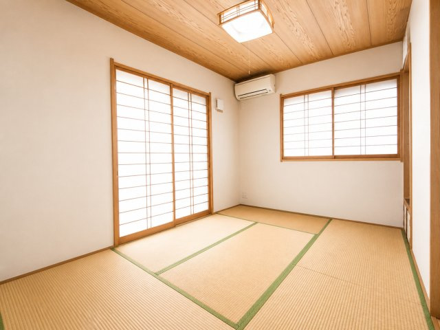 心落ち着く和室！デジタル加工された写真です。