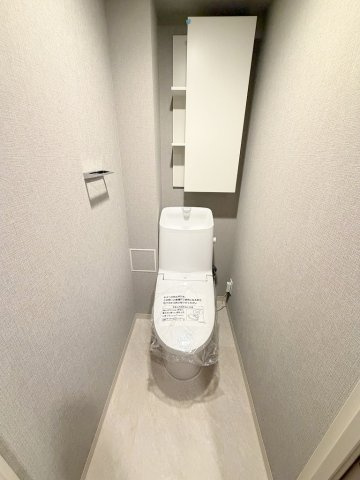 新品交換済みのトイレです