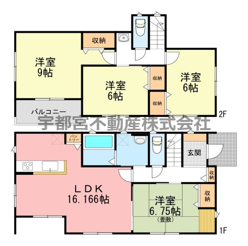 【間取り図】1号棟　間取り図です。