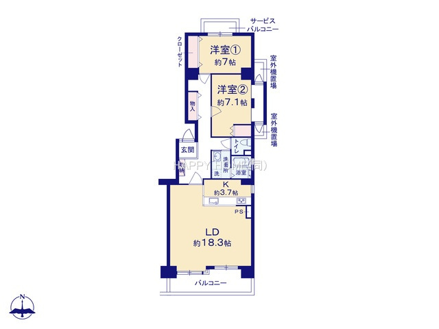 間取り：323000520650
