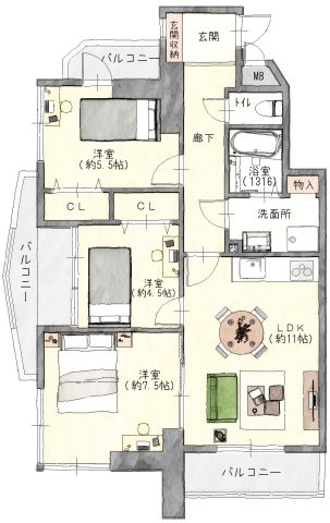 間取り：323000491822