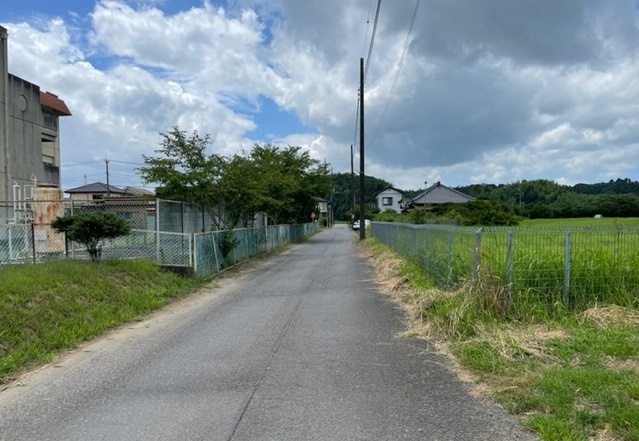 前面道路写真です