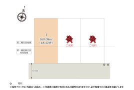 ワイウッドコート久喜市青葉第8期 建築条件無し売地 の区画図
