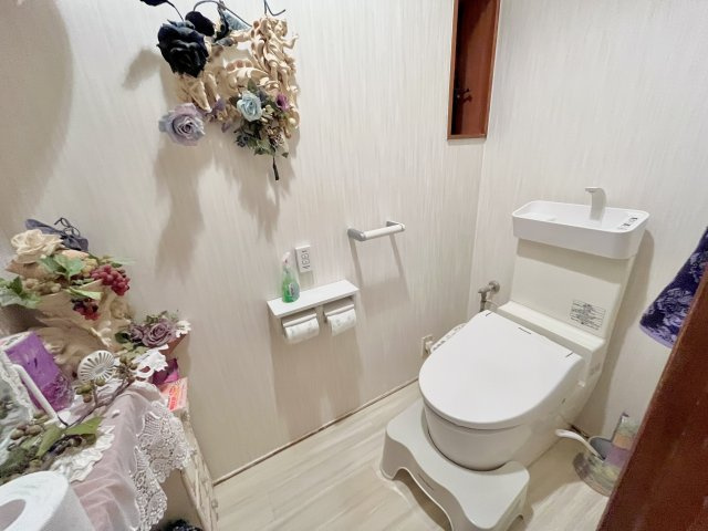 シンプルで機能的なトイレです。