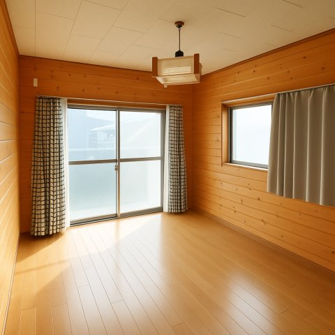 明るい洋室です