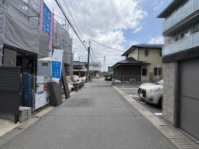 現地写真。前面道路です。