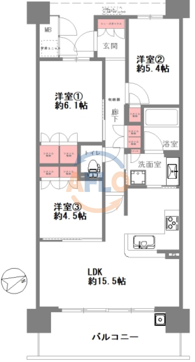 間取り：327002137394