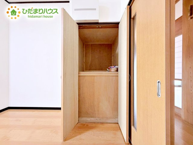 備え付け収納で、スッキリお片付け！