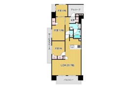 なかもずオールズ・ディアコートの間取り