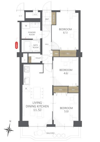 間取り：328000605164