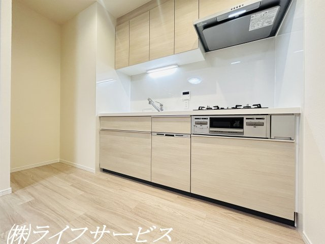 システムキッチン新調／ビルトイン食洗機、浄水器付水栓搭載！