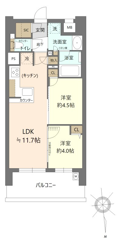 間取り：323000488993