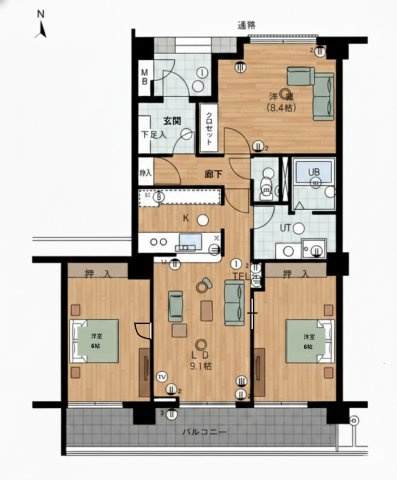 間取り：343000091577