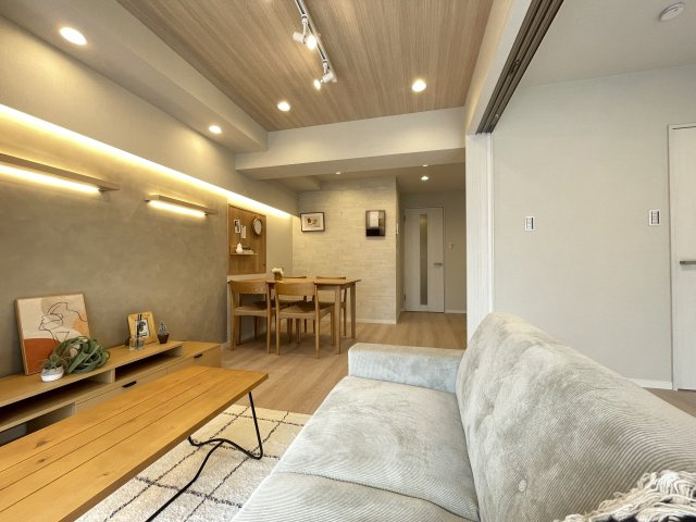 居心地の良いLDKは、家族が自然と集まる空間に。　