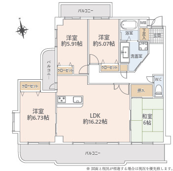 【 ラビデンス守山町南 ✨️仲介手数料無料✨️廿軒家小学校・守山中学校の間取り】