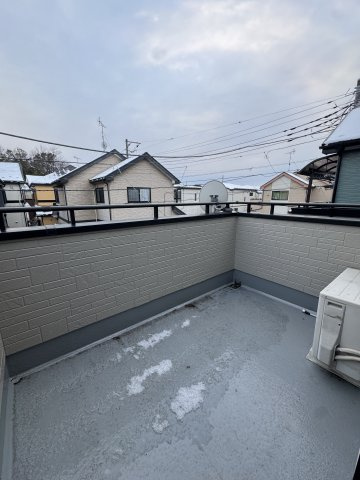 西側バルコニー