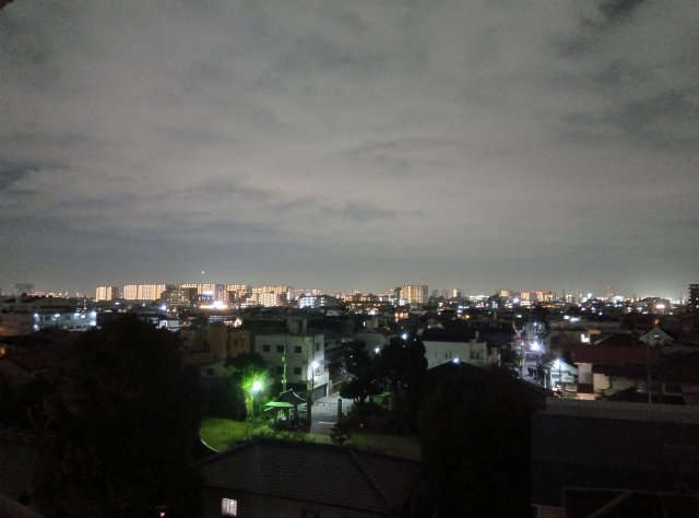 バルコニーからの夜景