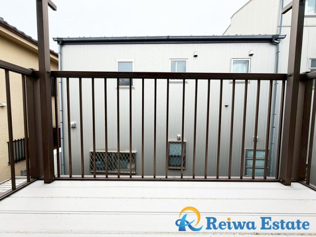 南西向きのバルコニー