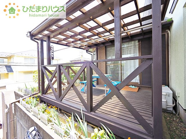 リビングからも出入りができて使いやすいスペースです！