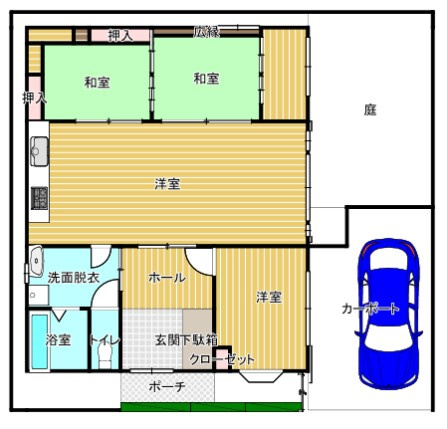 間取り：308000165407