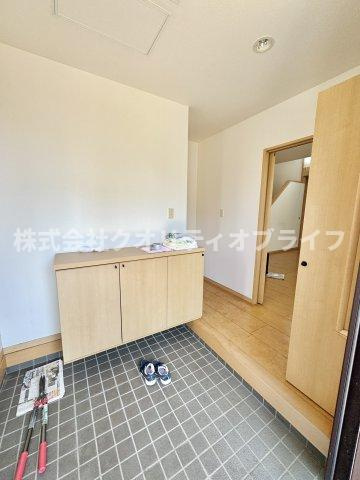 広く作られた玄関は使い勝手がよさそうです