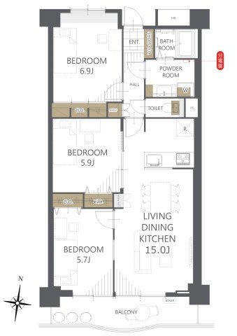 間取り：322000547743