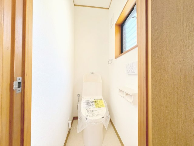 ゆったりとした空間のトイレです
