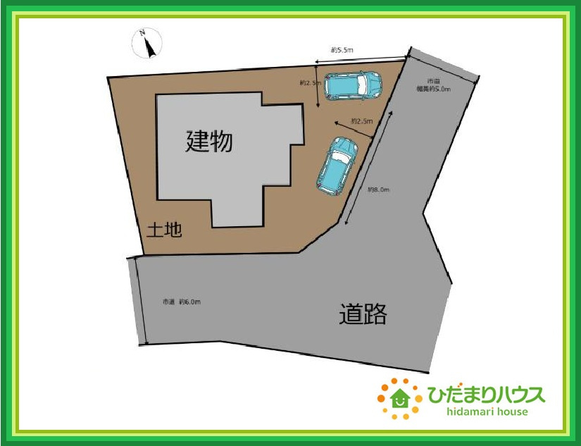 駐車場2台止められます(^^♪