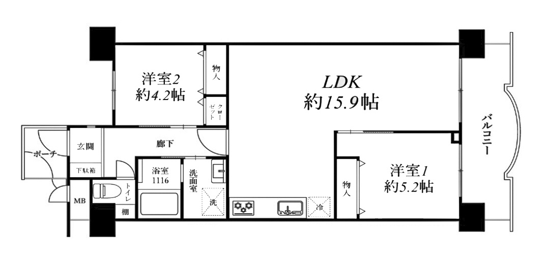 間取り：326000273077