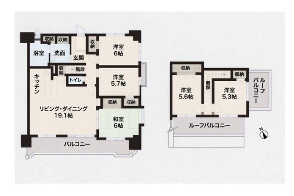 間取り：343000068453