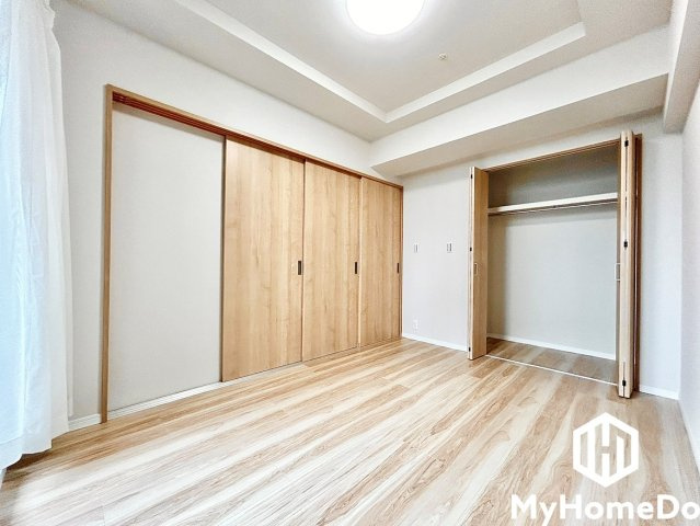 毎日の片付けがラクになる、収納力のあるクローゼット付き