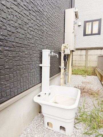外水栓。水撒きやお掃除などに便利！
