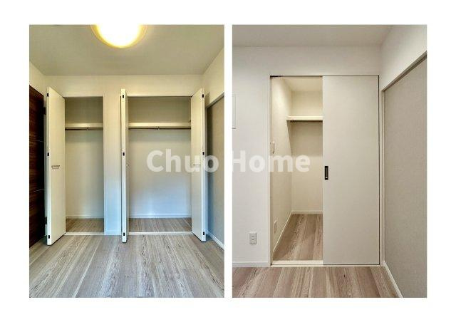 居室にはクローゼットを完備し、自由度の高い家具の配置が叶うシンプルな空間です。お子様の成長と必要になる子供部屋を与えるにはぴったりの間取りですね。