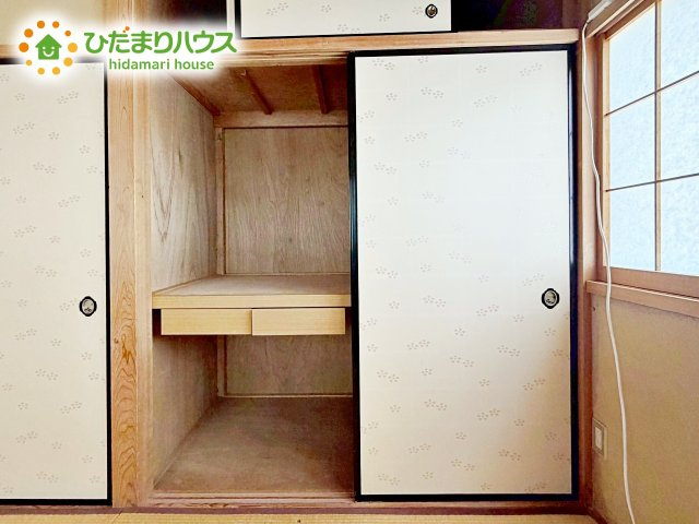 お布団やお子様のおもちゃなどがスッキリ収納できますね(^^♪