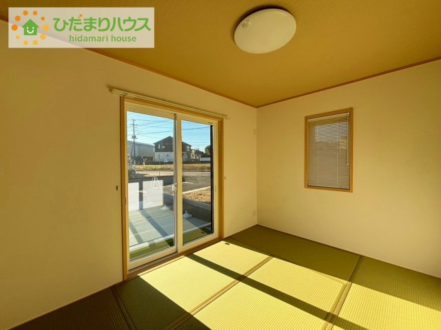 赤ちゃんスペースや客間など、多彩な用途で使用できる和室☆